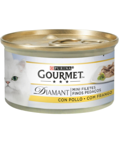GOURMET DIAMANT FINAS LONCHAS CON POLLO 24X85 – foto del producto sulfato monohidratado pollo