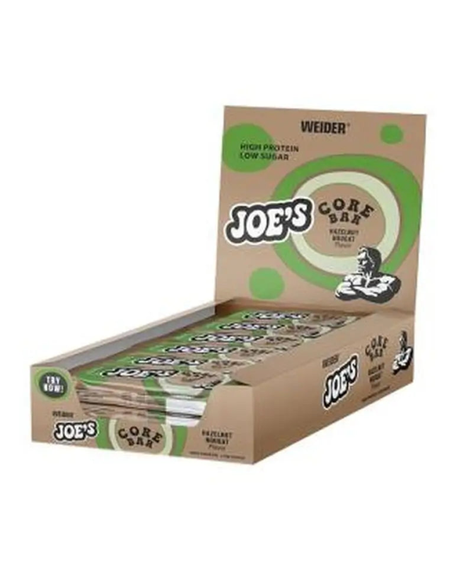 JOE S CORE BAR AVELLANA TURRON 12X45GR – foto del producto avellana leche cacao