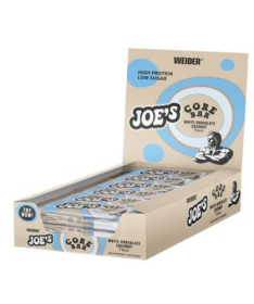 JOE S CORE BAR CHOCLATE BLANCO COCO 12X45GR – foto del producto edulcorante proteína blanco