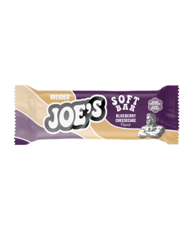 WEIDER JOEA S SOFT BAR BLUEBERRY CHEESCAKE 12X50GR – foto del producto weider joea soft