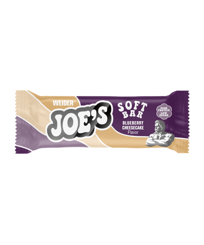 WEIDER JOEA S SOFT BAR BLUEBERRY CHEESCAKE 12X50GR – foto del producto weider joea soft