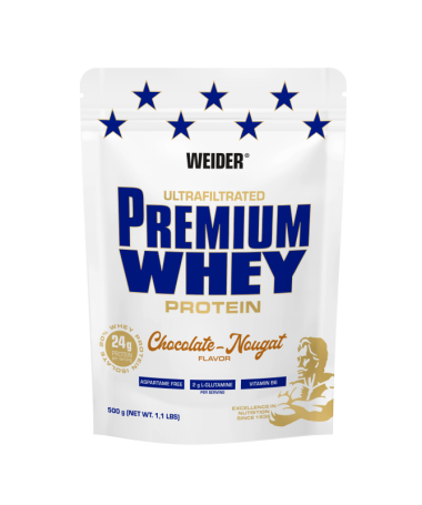 WEIDER PREMIUM WHEY CHOCOLATE 500GR – foto del producto chocolate proteína lactosuero