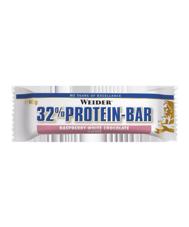 WEIDER PROTEIN 32 BARRITA FRESA 12UD – foto del producto leche jarabe cacao