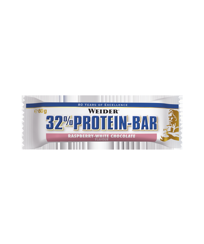 WEIDER PROTEIN 32 BARRITA FRESA 12UD – foto del producto leche jarabe cacao
