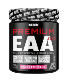 WEIDER PREMIUM EAA ZERO PINK LEMONADE 325GR – foto del producto leucina lisina isoleucina