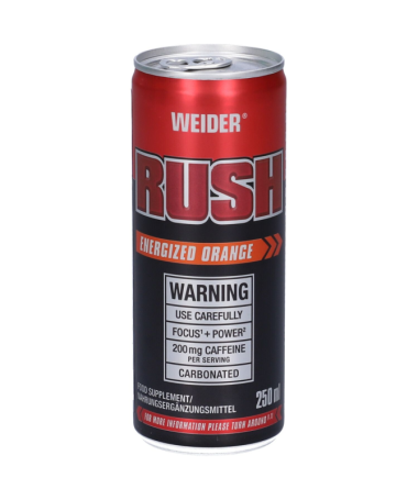 WEIDER RUSH BEBIDA ORANGE 250MLX24UDS – foto del producto arginina citrulina beta