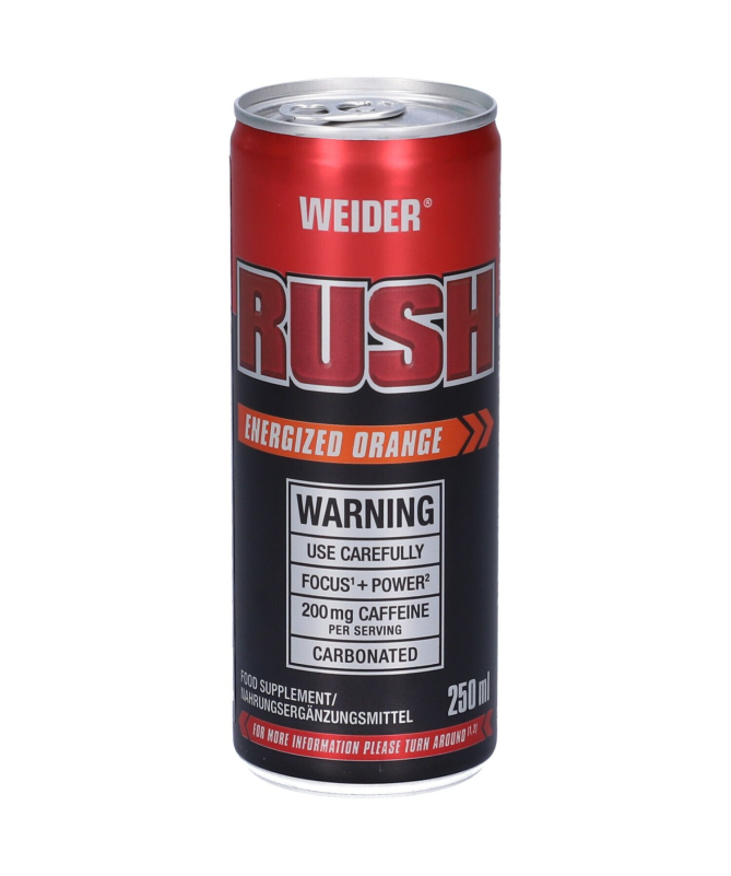 WEIDER RUSH BEBIDA ORANGE 250MLX24UDS – foto del producto arginina citrulina beta