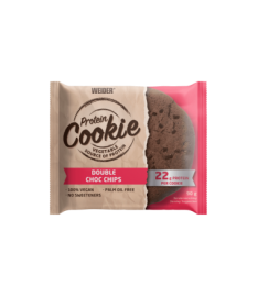WEIDER PROTEIN COOKIE DOUBLE CHOCO CHIP 90GRX12UDS – foto del producto cacao trigo emulgente