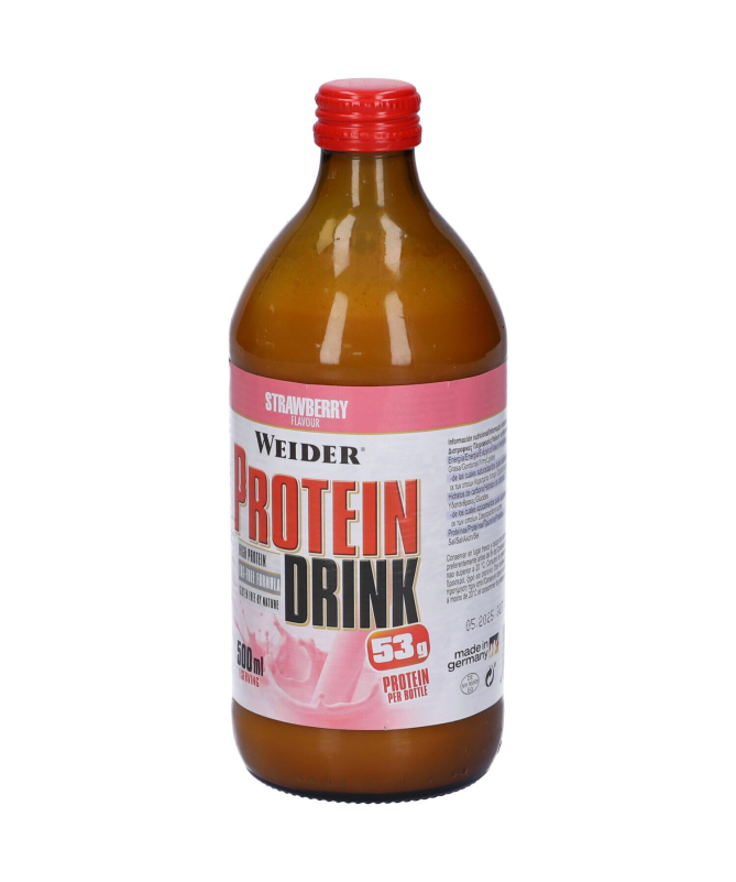 WEIDER PROTEIN DRINK FRESA 500ML – foto del producto leche proteínas weider