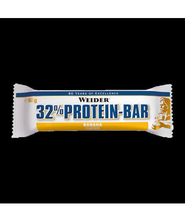 WEIDER PROTEIN 32 BARRITA BANANA 12UD – foto del producto leche proteínas jarabe