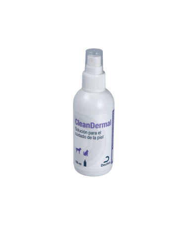 CLEANDERMAL HERIDAS PERROS Y GATOS SPRAY 100ML – foto del producto clorhexidina cleandermal heridas