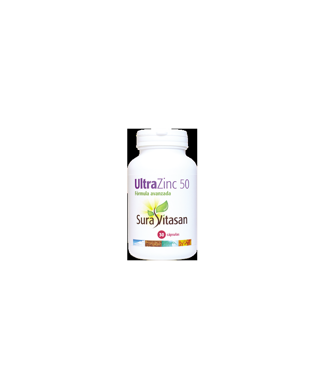 ULTRA ZINC 50 30CAP – foto del producto vitamina zinc cápsula