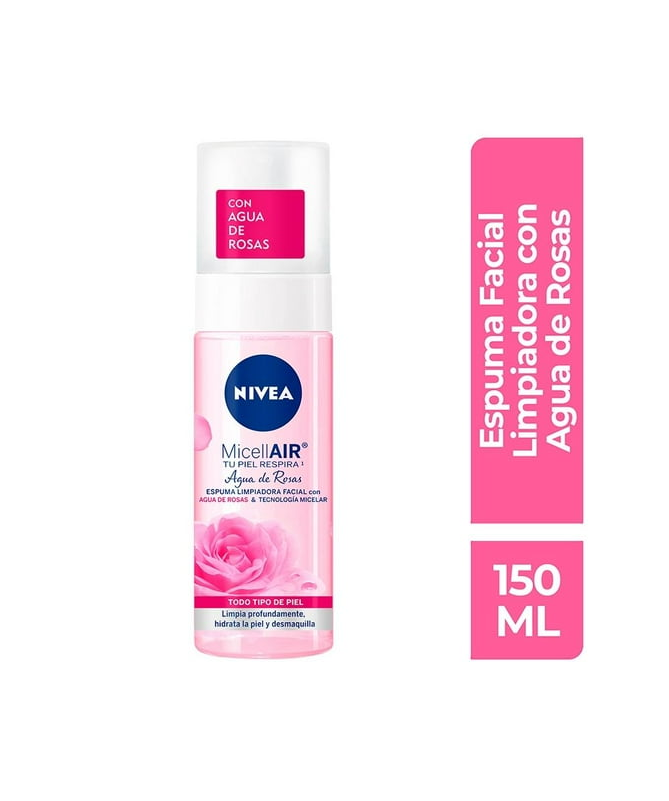 ESPUMA LIMPIADORA MICELAR ROSA 150ML – foto del producto extract rosa sulfate