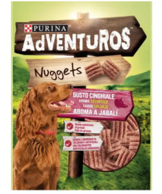 ADVENTUROS CANINE NUGGETS JABALI SALVAJE 6X90GR – foto del producto carnes subproductos animales