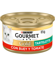 GOURMET GOLD TARTALLETTE BUEY TOMATE CAJA 24X85GR – foto del producto sulfato bruta subproductos