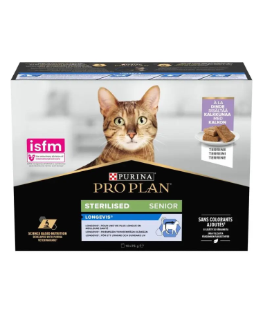 PRO PLAN FELINE STERILISED CARNE 26X85GR – foto del producto subproductos vit aceites