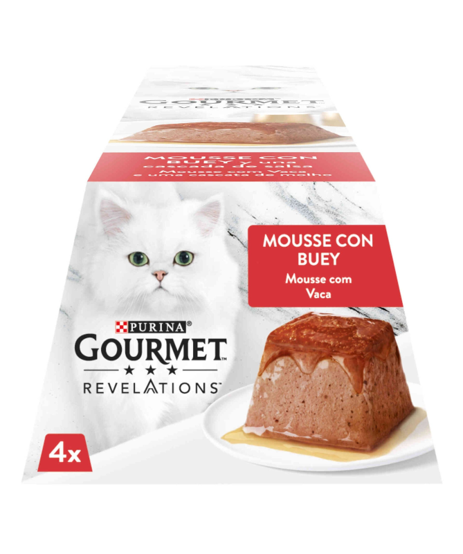 GOURMET REVELATIONS MOUSSE TERNERA CAJA 6X4X57GR – foto del producto sulfato monohidratado subproductos
