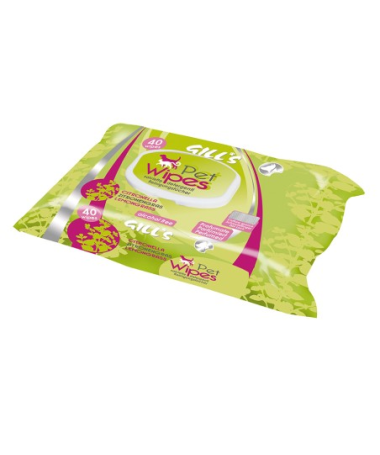 GILL S TOALLITAS HUMEDAS XL AROMA CITRONELA 40UDS – foto del producto gill toallitas humedas
