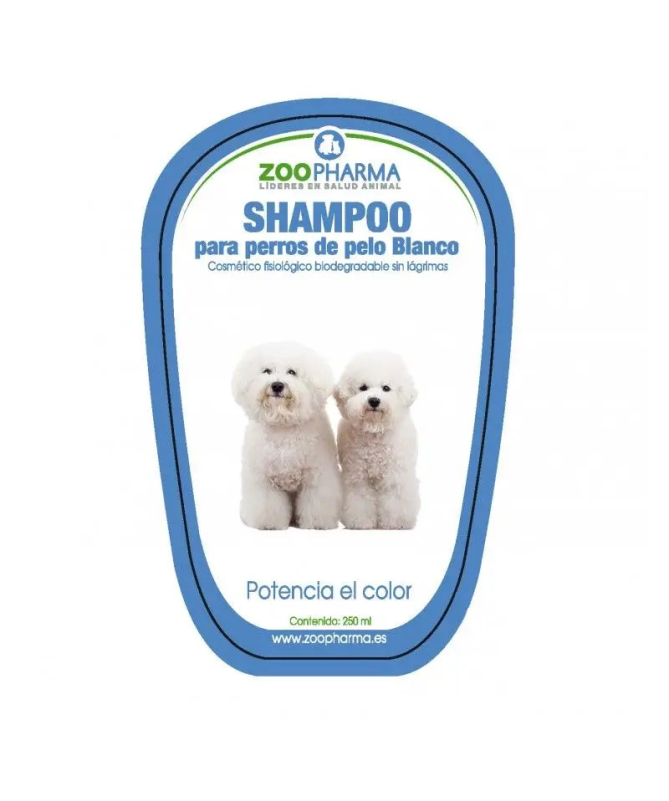 CHAMPU PELO BLANCO PERROS 250ML – foto del producto champu pelo blanco