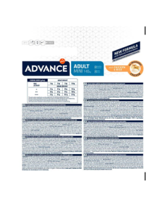 ADVANCE CANINE ADULT MINI POLLO ARROZ 3KG – foto del producto sulfato proteínas maíz