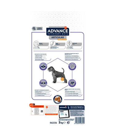 ADVANCE VET CANINE ADULT ARTICULAR CARE 3KG – foto del producto sulfato proteínas vitamina