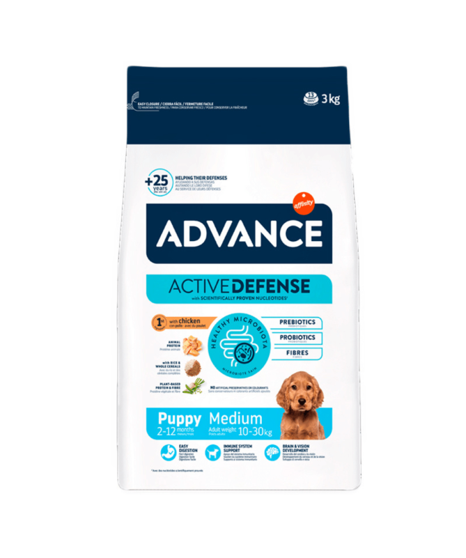ADVANCE CANINE PUPPY PROTECT INITIAL 3KG – foto del producto vitamina sulfato proteínas