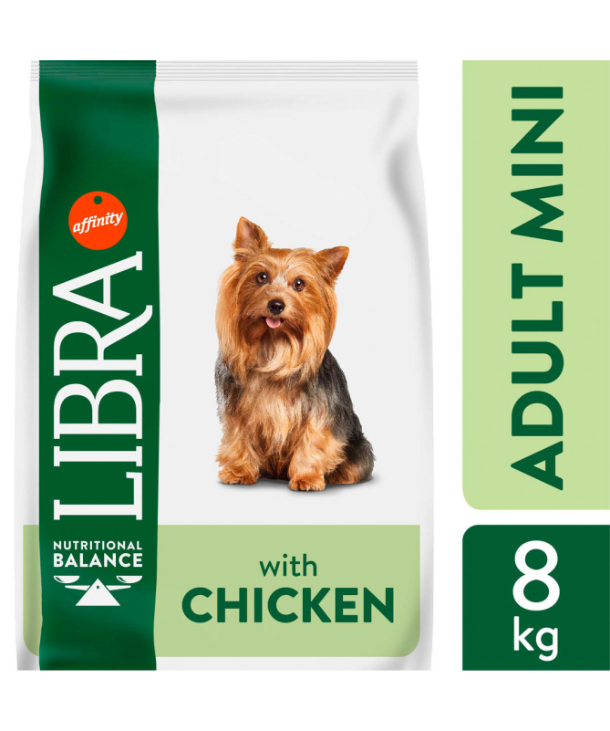 LIBRA CANINE ADULT MINI POLLO 8KG – foto del producto sulfato bruta vitamina