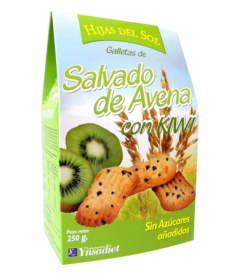 GALLETAS DE SALVADO DE AVENA CON KIWI 250GR – foto del producto gluten salvado avena