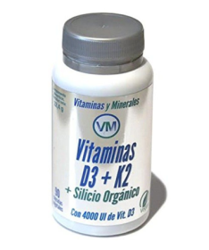 VITAMINA D3 K2 SILICIO 90CAP – foto del producto vitamina silicio 90cap