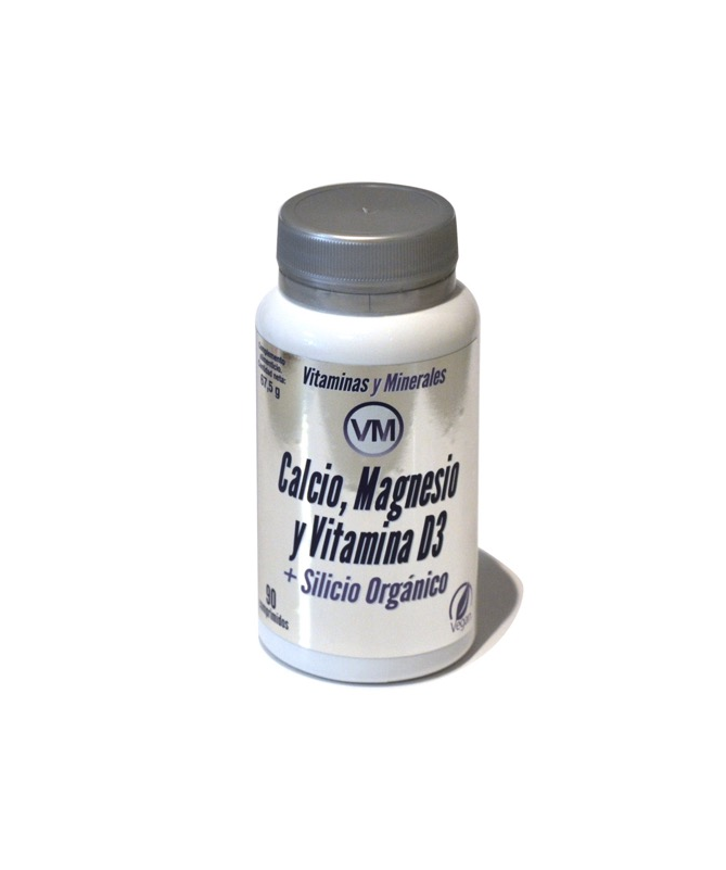 CALCIO MG VIT D3 SILICIO 90COMP – foto del producto calcio carbonato vit