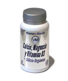 CALCIO MG VIT D3 SILICIO 90COMP – foto del producto calcio carbonato vit