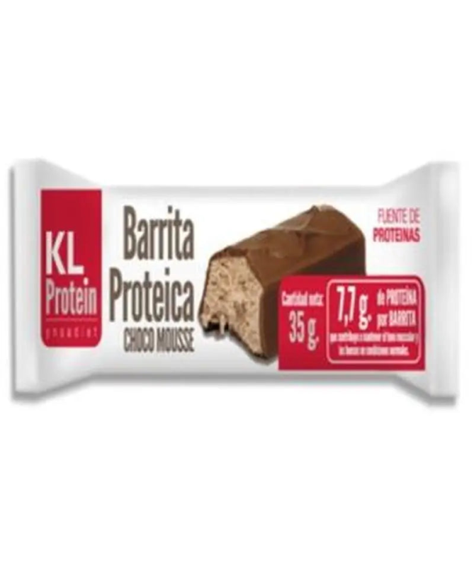 BARRITAS KL PROTEIN CHOCO MOUSSE CAJA 20UD – foto del producto leche azúcar polvo