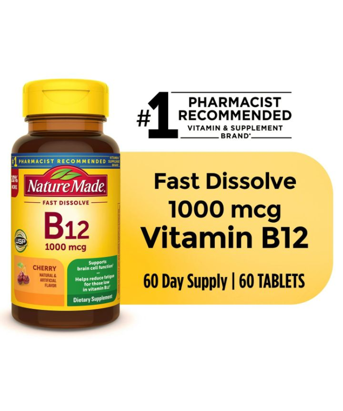 VITAMINA B12 1000 G 60CAP – foto del producto vitamina b12 1000