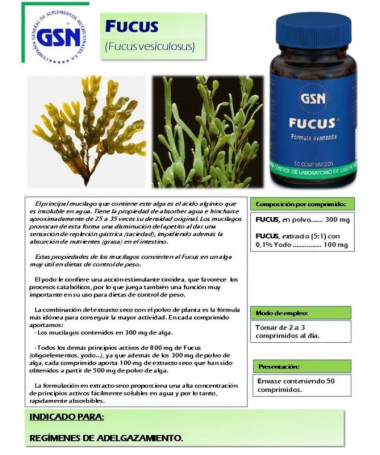 FUCUS 70 GR – foto del producto tienes contacta nuestro