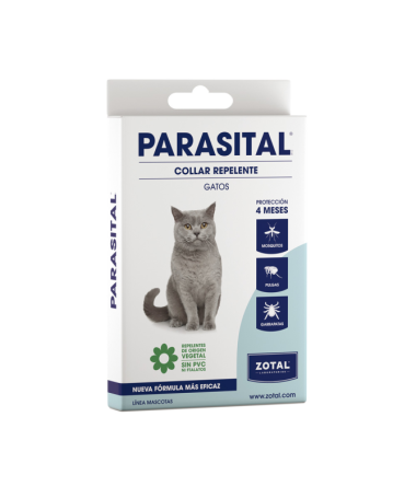 PARASITAL COLLAR ANTIPARASITARIO GATOS – foto del producto 100 parasital collar