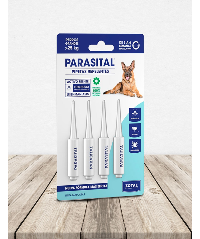 PARASITAL PIPETA ANTIPARASITARIO PERROS GRANDES – foto del producto parasital pipeta antiparasitario