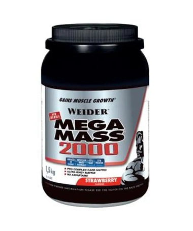 WEIDER MEGA MASS 2000 FRESA 1 5KG – foto del producto proteína leche suero