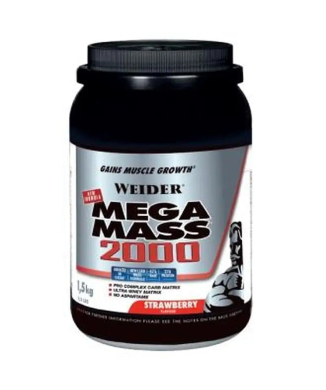 WEIDER MEGA MASS 2000 FRESA 1 5KG – foto del producto proteína leche suero