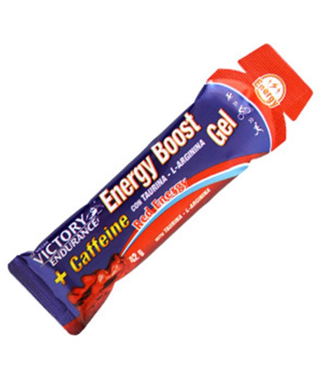 VICTORY ENDURANCE ENERGY BOOST GEL CAFEIN RED 24U – foto del producto vitamina magnesio cloruro