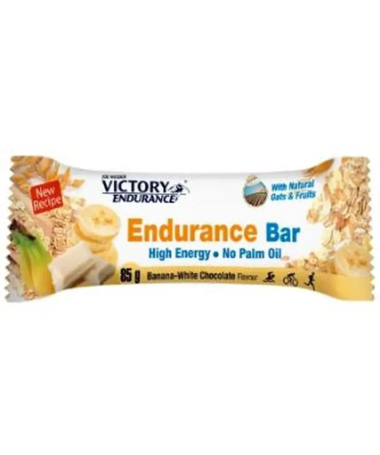 VICTORY ENDURANCE BARR PLATANO CHOCO BLANCO 25UD – foto del producto leche sacarosa aroma