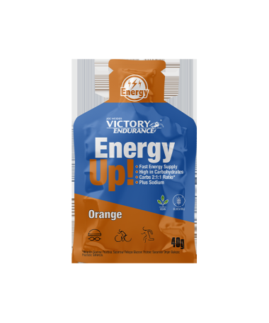 VICTORY ENDURANCE ENERGY UP GEL NARANJA 24UD – foto del producto sodio sacarosa fructosa