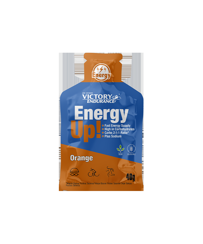 VICTORY ENDURANCE ENERGY UP GEL NARANJA 24UD – foto del producto sodio sacarosa fructosa
