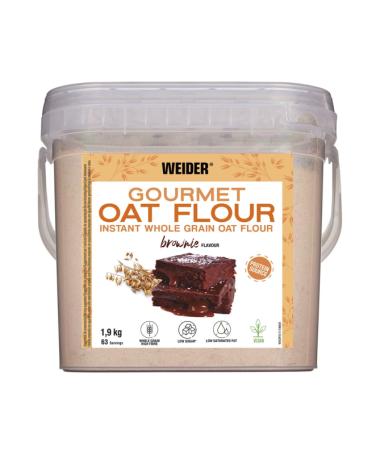 WEIDER HARINA DE AVENA BROWNIE 1 9KG – foto del producto cacao harina avena