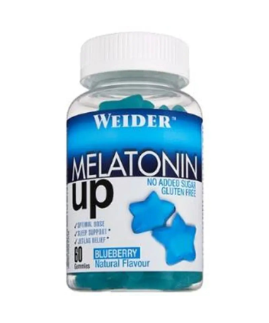 WEIDER GUMMY UP REVOLUTION MELATONINA 60GUMMIES – foto del producto melatonina cera vitamina