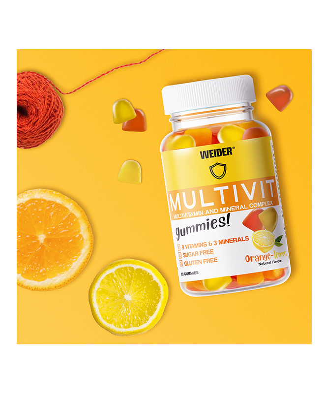 WEIDER GUMMY UP REVOLUTION MULTIVIT 80GUMMIES – foto del producto vitamina ácido biotina