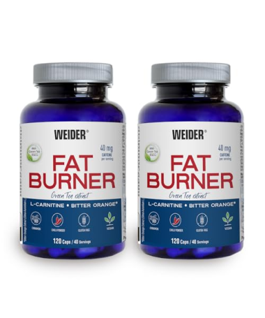 WEIDER FAT BURNER DUO 2UDSX120CAP – foto del producto polvo extracto verde