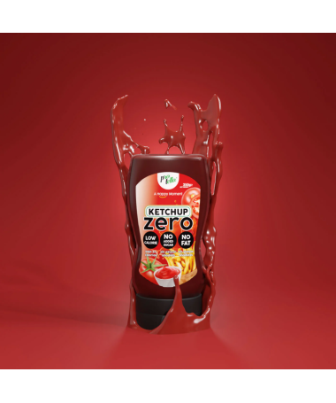 SAUCE ZERO SALSA KETCHUP 265ML – foto del producto goma fibra sal