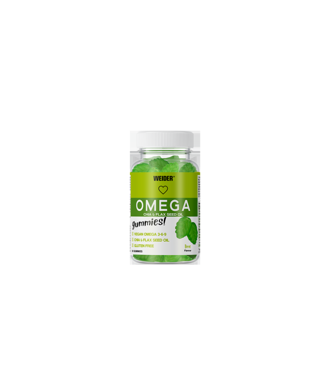 WEIDER GUMMY UP REVOLUTION OMEGA 50GUMMIES – foto del producto ácido aceite perilla