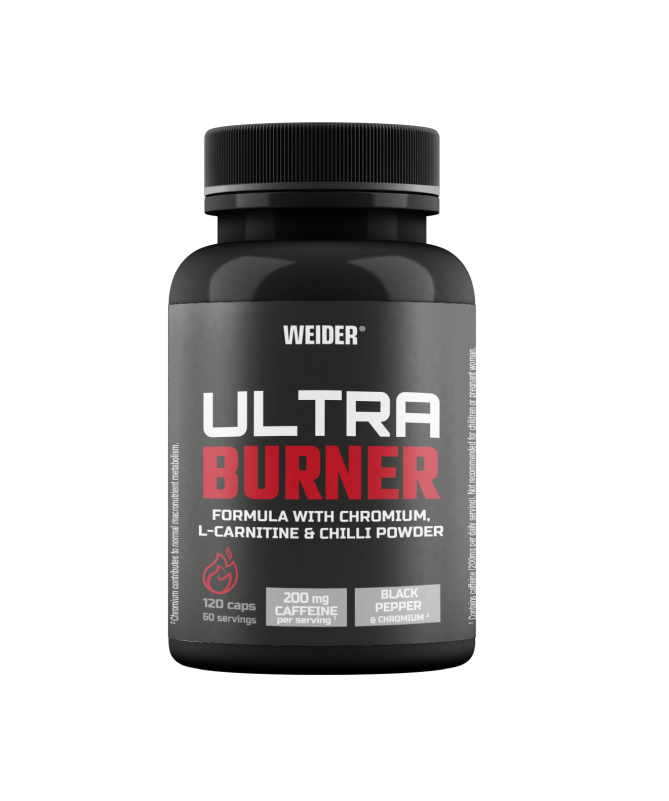 WEIDER ULTRA BURNER 120CAP – foto del producto extracto 100 200