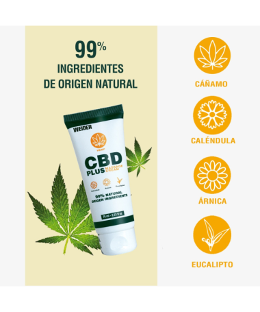 WEIDER CBD CREAM 75ML – foto del producto oil seed leaf